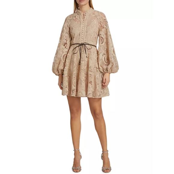 Zimmermann Waverly Lace Mini Dress Size 4 - Picture 11 of 11